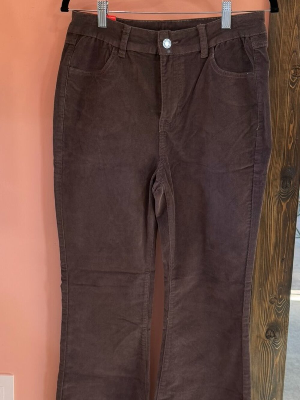 Fashion Jeans Denim Corduroy Flare Pants – Size 10 – Brown – NWT – $98 MSRP